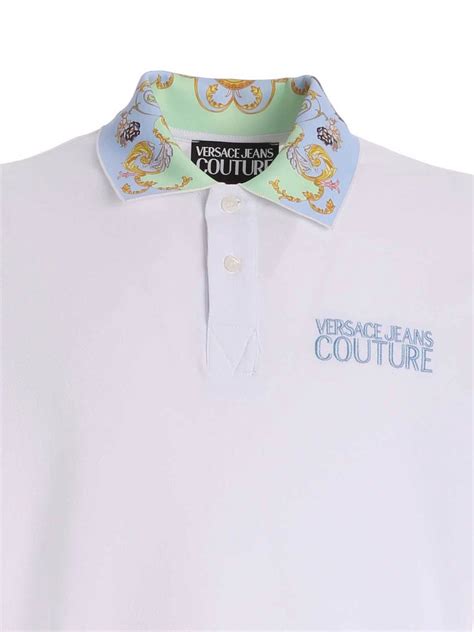 versace jeans polo bianca